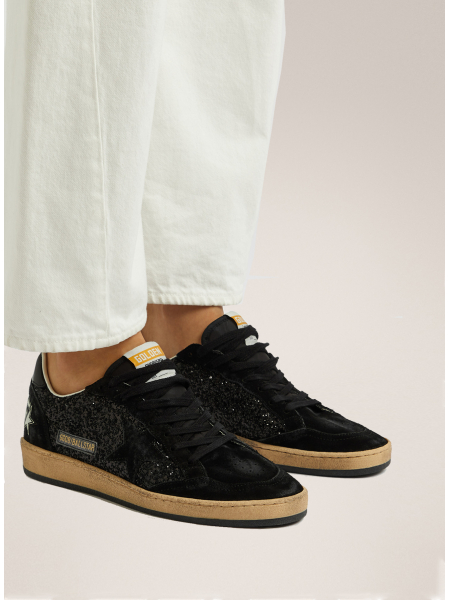Golden Goose Ball Star Glitter Black Golden Goose Ball Star Glitter Black