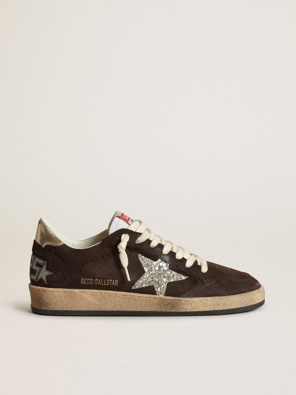 Golden Goose Ball Star Suede Brown Golden Goose Ball Star Suede Brown