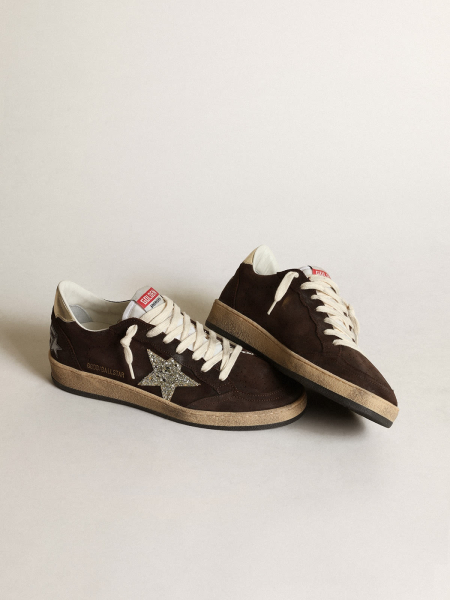 Golden Goose Ball Star Suede Brown Golden Goose Ball Star Suede Brown
