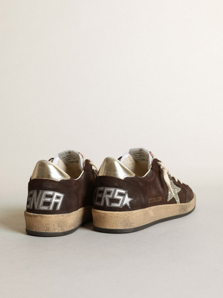 Golden Goose Ball Star Suede Brown Golden Goose Ball Star Suede Brown