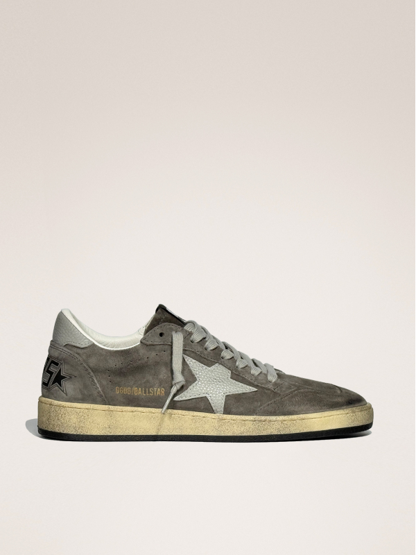 Golden Goose Ball Star Grey Cream Golden Goose Ball Star Grey Cream