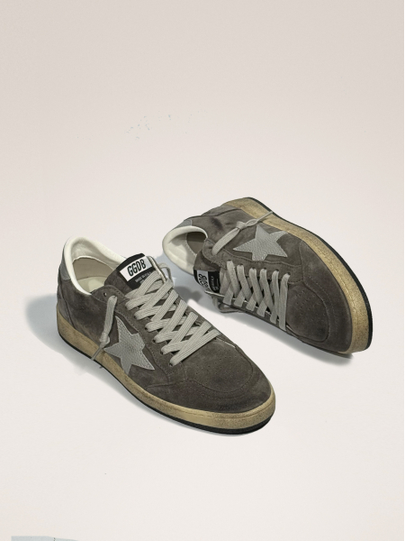 Golden Goose Ball Star Grey Cream Golden Goose Ball Star Grey Cream