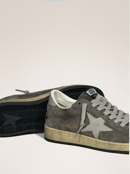 Golden Goose Ball Star Grey Cream Golden Goose Ball Star Grey Cream