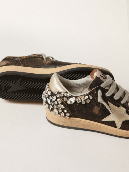 Golden Goose Ball Star Crystals Decoration