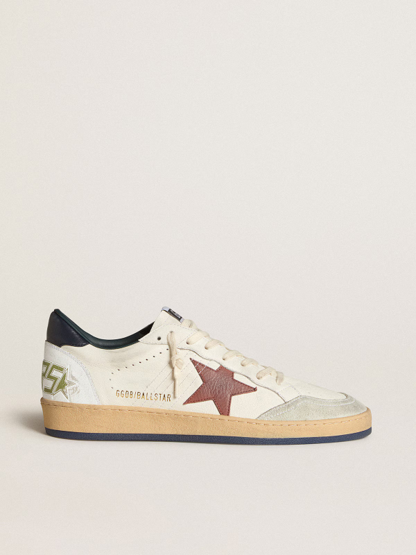 Golden Goose Men`s Ball Star Red Star-Blue Golden Goose Men`s Ball Star Red Star-Blue