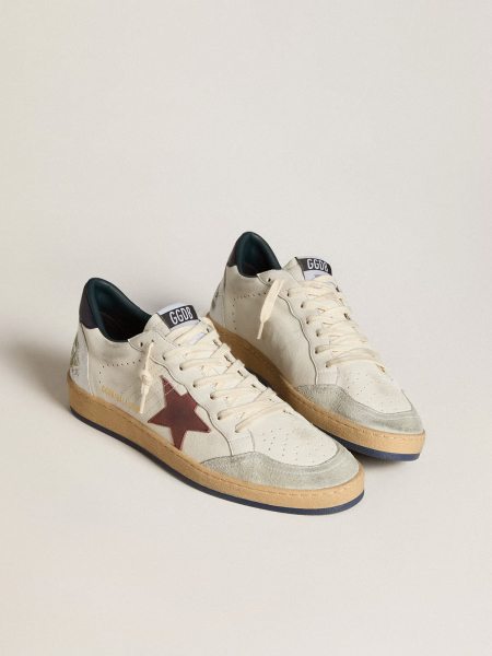 Golden Goose Men`s Ball Star Red Star-Blue Golden Goose Men`s Ball Star Red Star-Blue