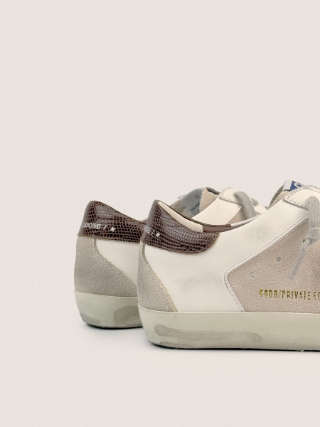 Golden Goose Men`s Super Star Brown Star
