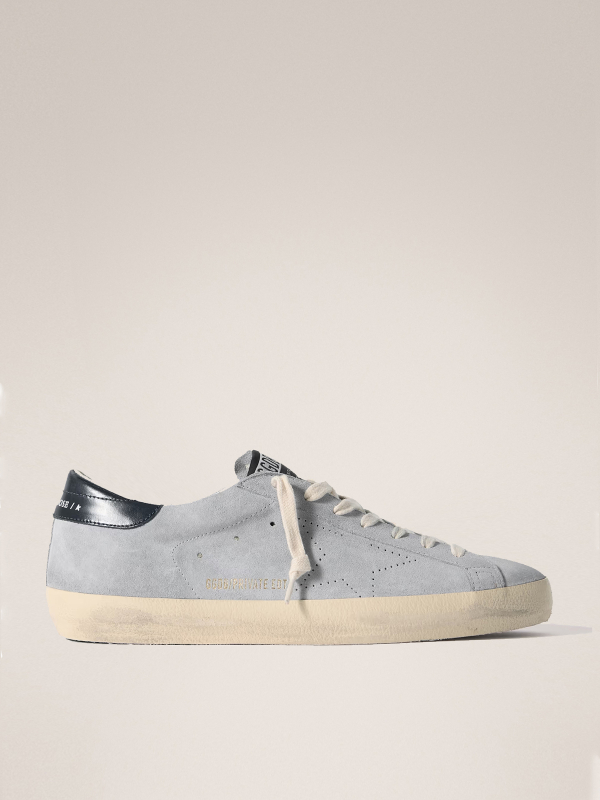 Golden Goose Men`s Super Star Suede Blue Golden Goose Men`s Super Star Suede Blue