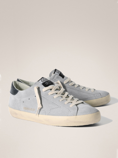 Golden Goose Men`s Super Star Suede Blue Golden Goose Men`s Super Star Suede Blue
