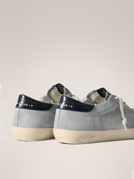 Golden Goose Men`s Super Star Suede Blue Golden Goose Men`s Super Star Suede Blue