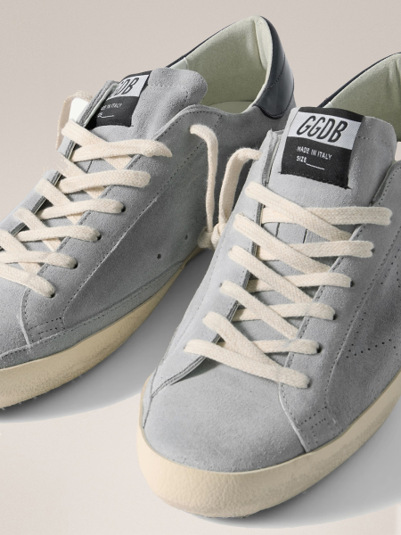 Golden Goose Men`s Super Star Suede Blue Golden Goose Men`s Super Star Suede Blue
