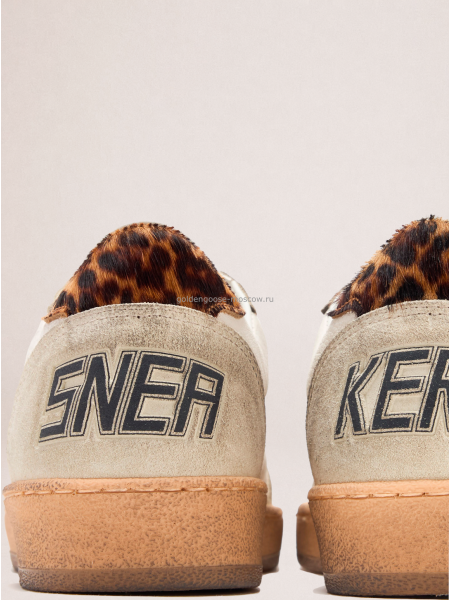 Golden Goose Ball Star Leopard Hell Tab