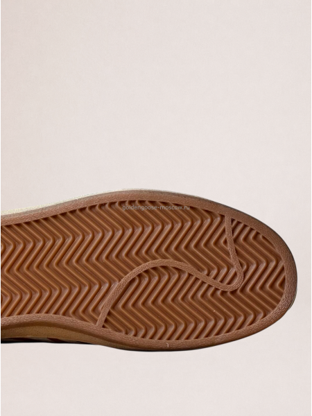 Golden Goose Ball Star Sneakers in Zebra-Print Leather With Lilac Heel Tab