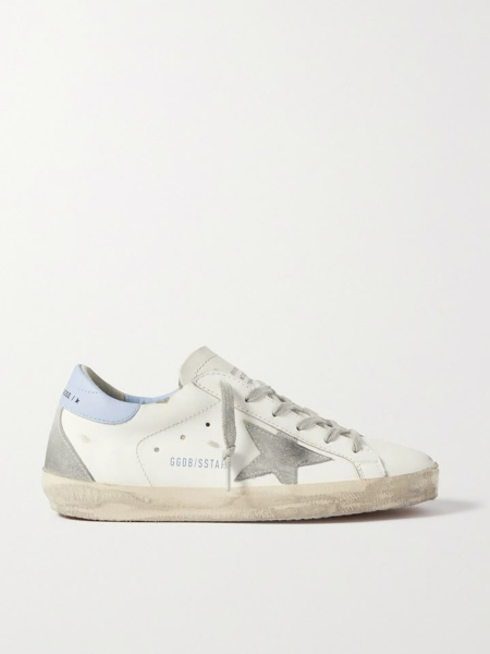 Golden Goose Super-Star Sky Blue Heel Tab