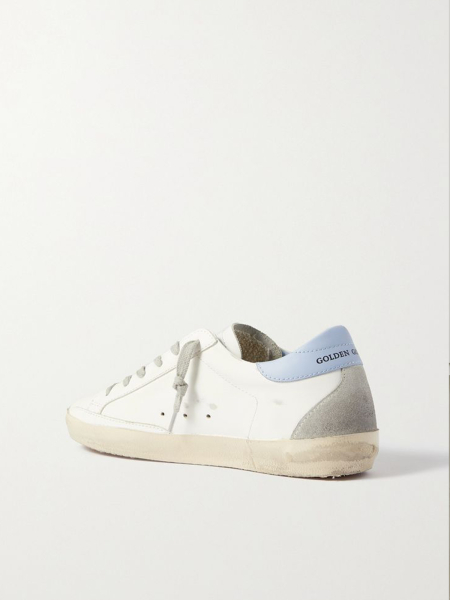 Golden Goose Super-Star Sky Blue Heel Tab
