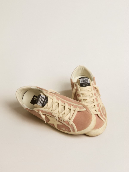 Golden Goose Super Star Suede Powder-Pink Love