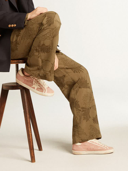 Golden Goose Super Star Suede Powder-Pink Love