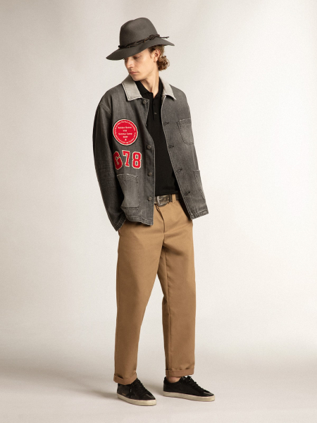 Golden Goose Super Star Black-Suede Star