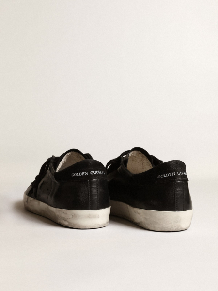 Golden Goose Super Star Black-Suede Star
