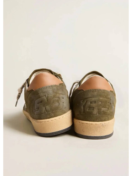 Golden Goose Ball Star Suede Khaki