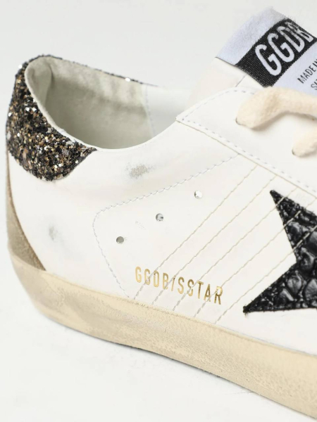 Golden Goose Super-Star Croco-Print Star