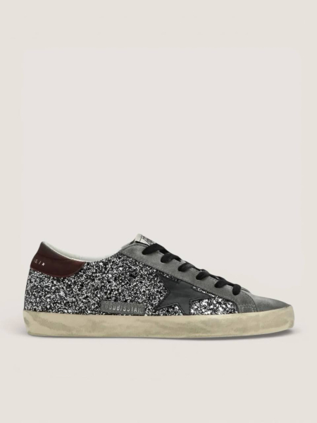 Golden Goose Super-Star Glitter Grey