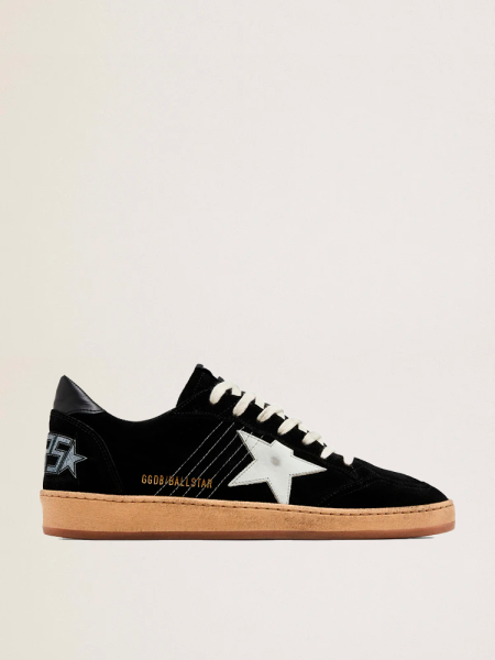 Golden Goose Ball Star Black White