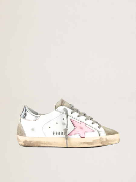 Golden Goose Super-Star White Ice Orchid Pink