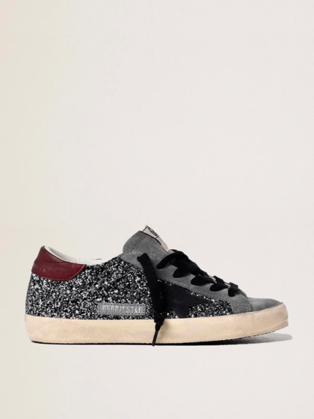 Golden Goose Super-Star Glitter Grey