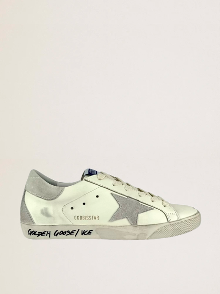 Golden Goose Super-Star With White-Grey-Ice