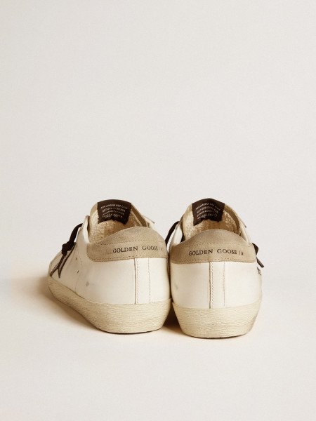 Golden Goose Men's Super-Star Ltd With Black Croc-Print Leather Star And Suede Inserts