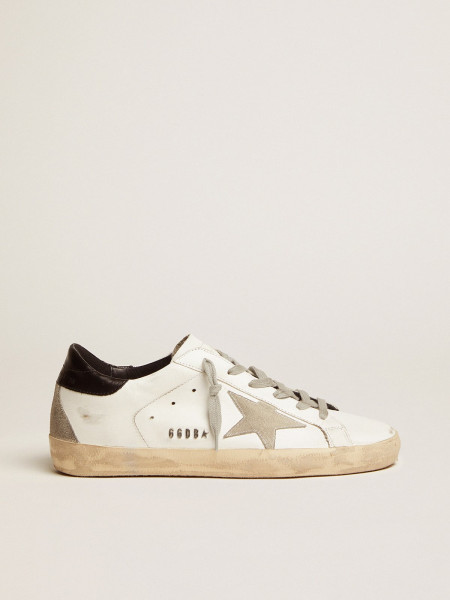 Golden Goose Super-Star With Black Heel Tab And Metal Stud Lettering
