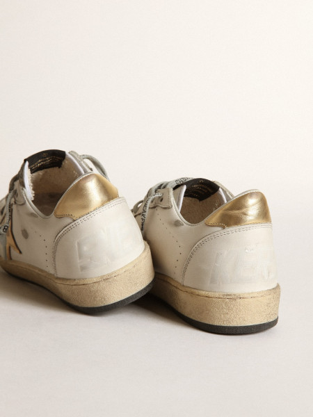 Golden Goose Ball Star With Gold Star And Heel Tab