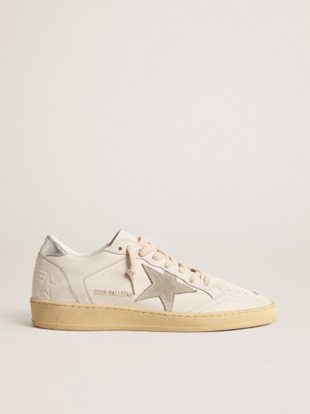 Golden Goose Ball Star With Suede Star And Metallic Leather Heel Tab