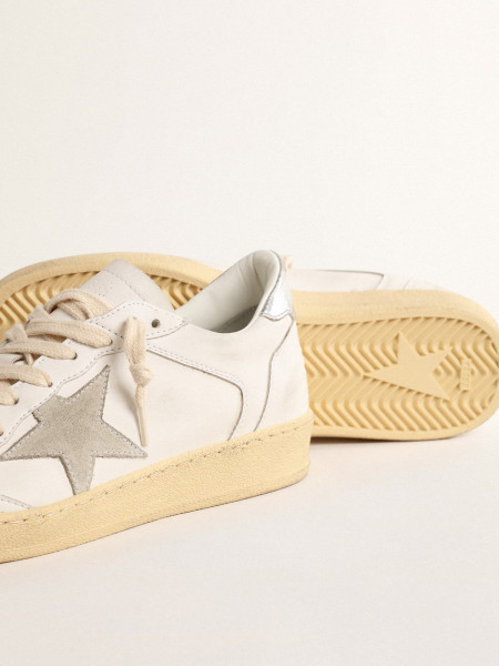 Golden Goose Ball Star With Suede Star And Metallic Leather Heel Tab